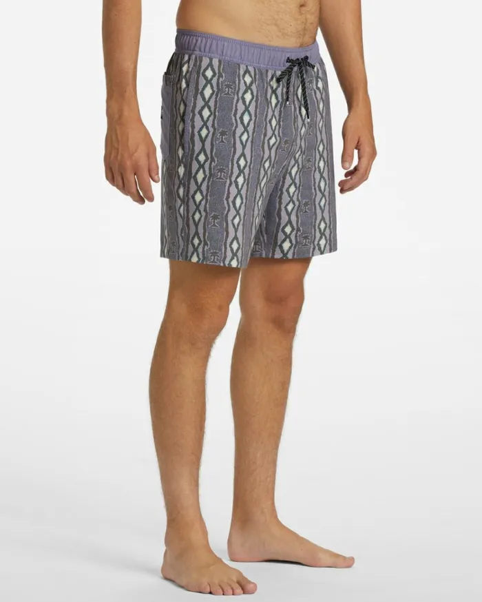 Sundays Layback 17034 Boardshorts Lavender Men Billabong Side Pockets