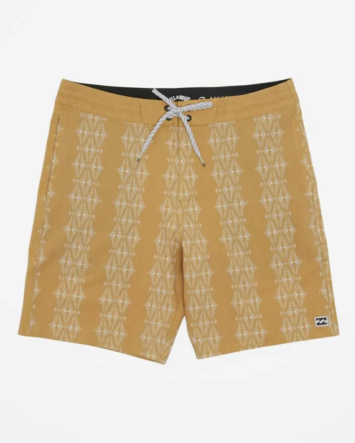 Sundays Lo Tide 19034 Boardshorts Mustard Men Billabong Side Pockets