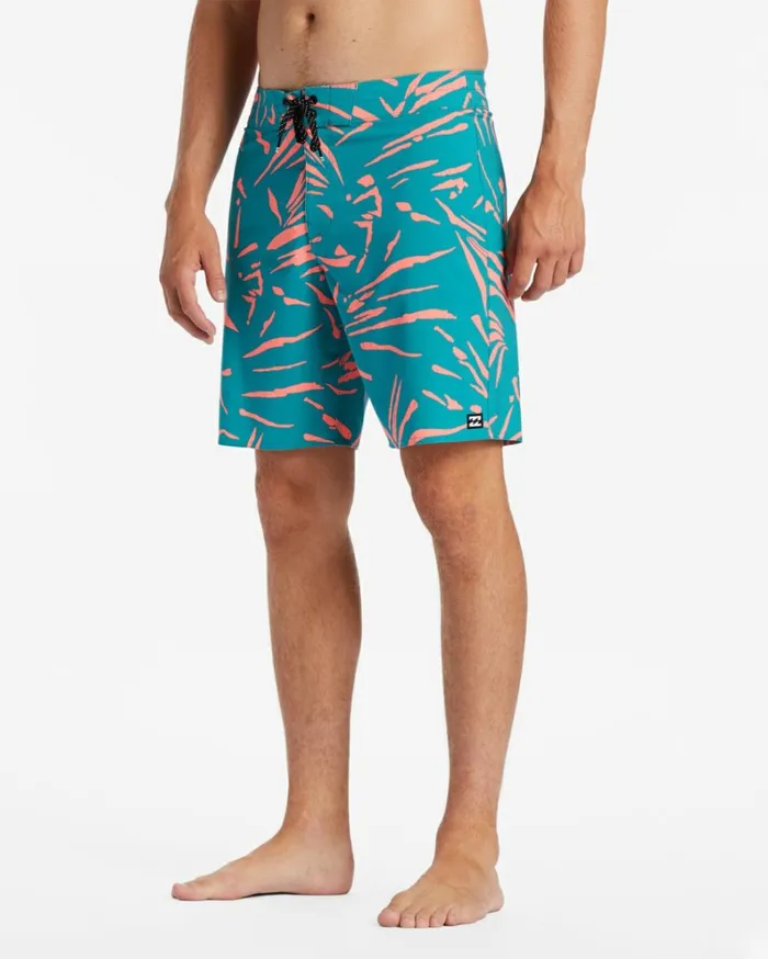 Sundays Pro Performance 19034 Boardshorts Teal Men Billabong Performance Boardshorts