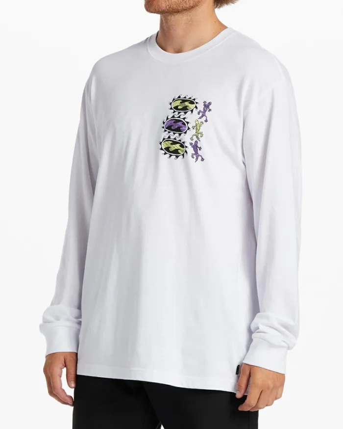 Surround Long Sleeve TShirt White Men Billabong TShirts