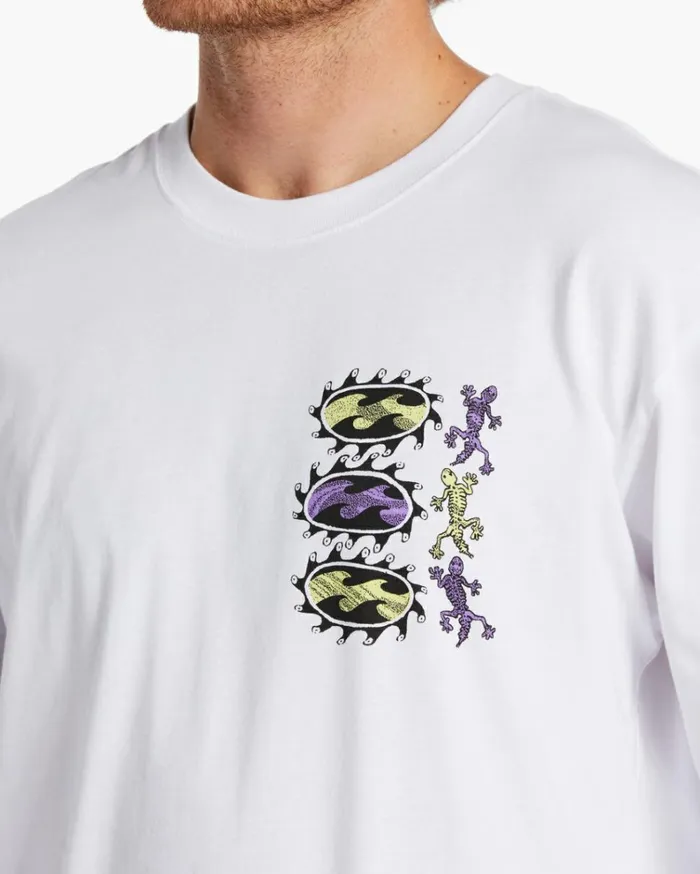 Surround Long Sleeve TShirt White Men Billabong TShirts