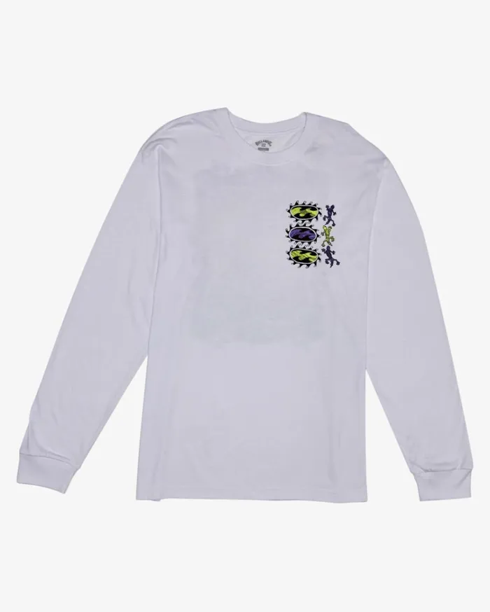Surround Long Sleeve TShirt White Men Billabong TShirts