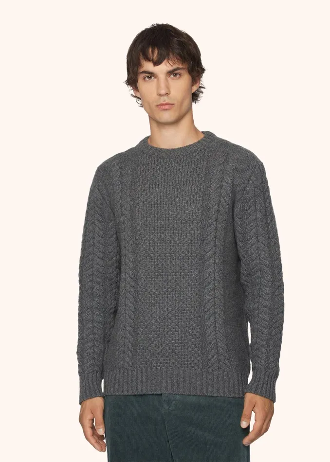SWEATER ROUNDNECK CASHMERE Men Kiton Knitwear SWEATER ROUNDNECK CASHMERE Men Kiton Knitwear