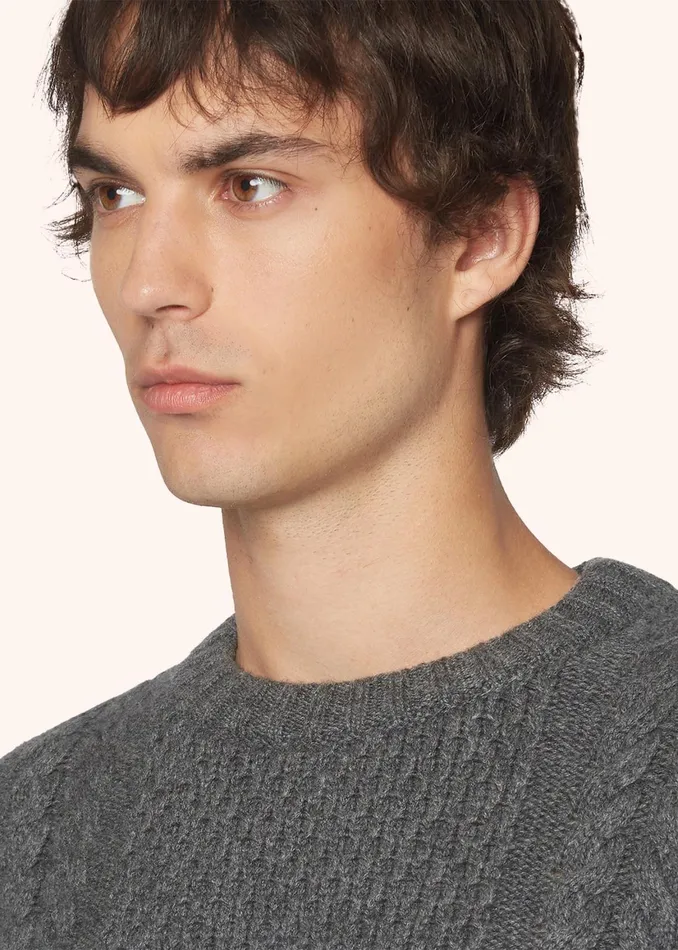SWEATER ROUNDNECK CASHMERE Men Kiton Knitwear SWEATER ROUNDNECK CASHMERE Men Kiton Knitwear