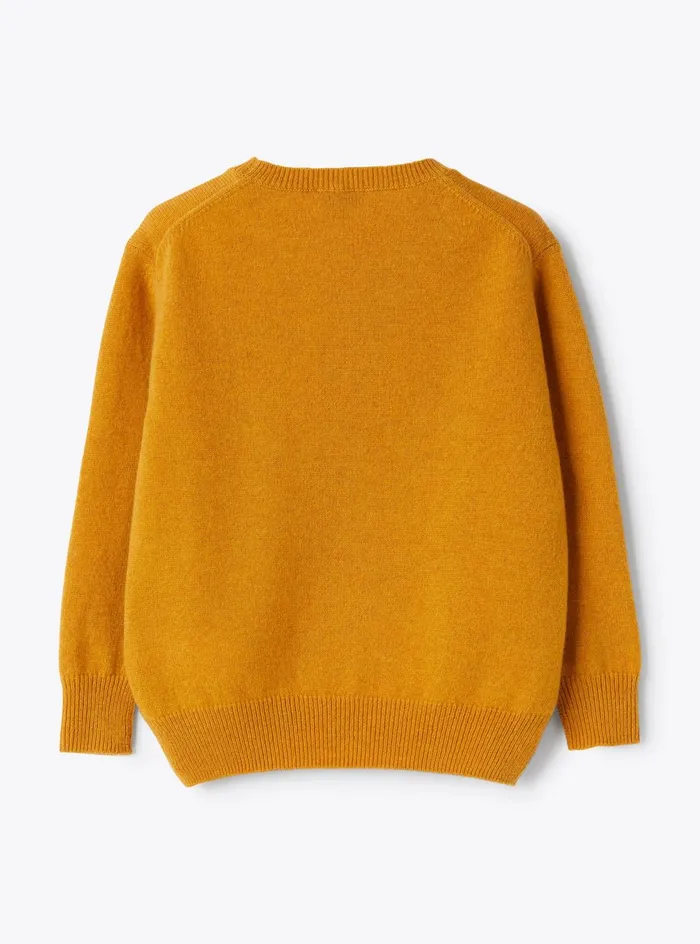 Sweaters And Cardigans Boy 216 Il Gufo Cashmere Crew Neck Sweater