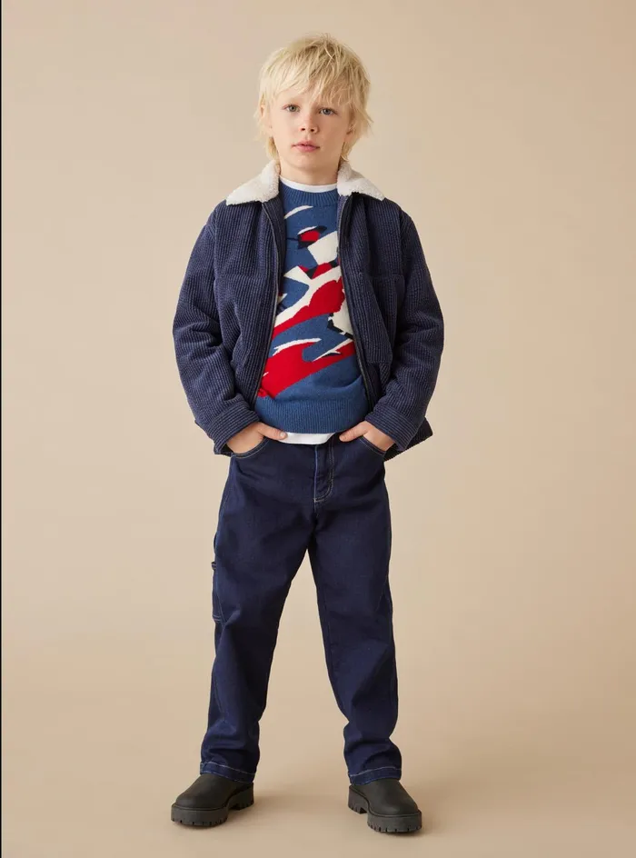 Sweaters And Cardigans Boy 216 Il Gufo Crew Neck Wool Sweater