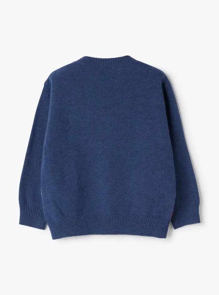 Sweaters And Cardigans Boy 216 Il Gufo Crew Neck Wool Sweater