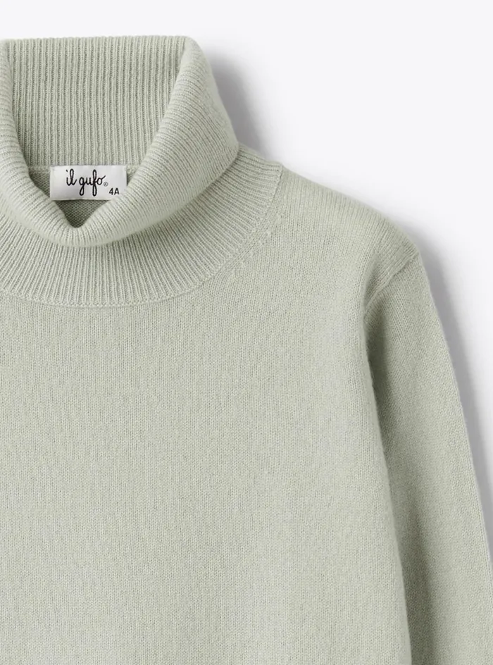 Sweaters And Cardigans Girl 216Boy 216 Il Gufo Cashmere Turtleneck Sweater