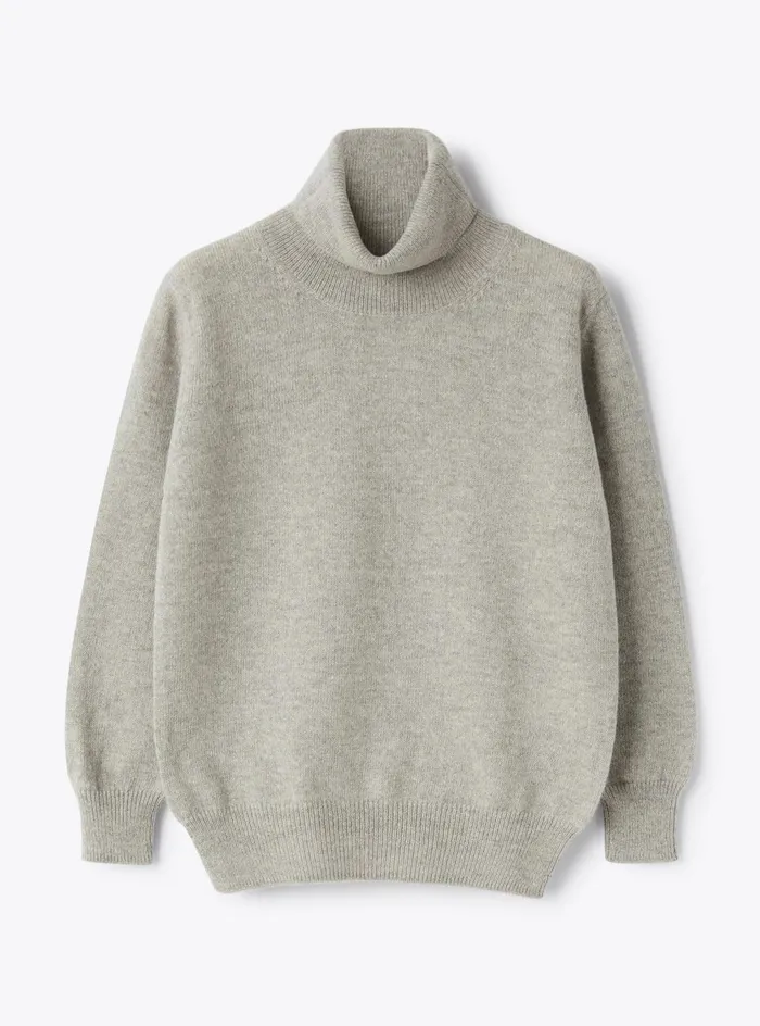Sweaters And Cardigans Girl 216Boy 216 Il Gufo Turtleneck Wool Sweater