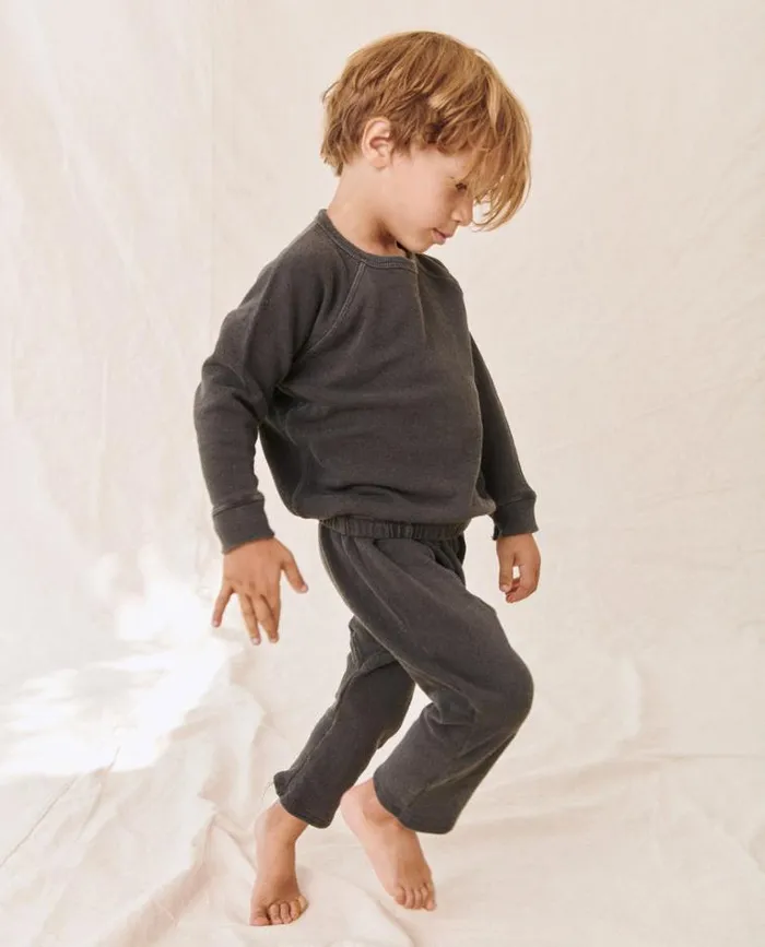 Sweatpants Little039s The Great The Little Gym Pant Washed Black