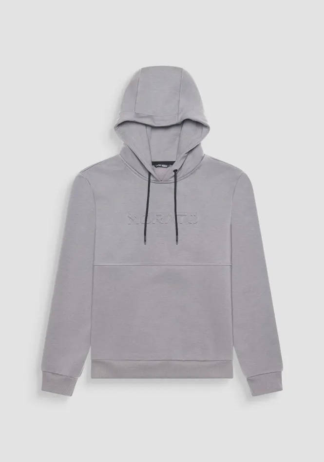 Sweatshirts Men Antony Morato Relaxed Fit Hoodie In Light Cotton Blend Sustainable Fabric Anthracite