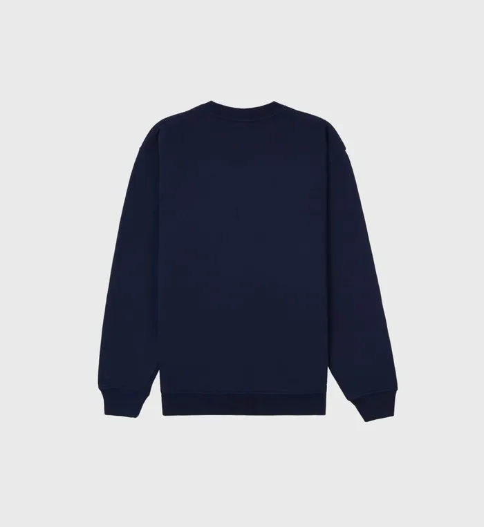 Sweatshirts Men Sporty and Rich SR Running Club Crewneck 8211 Navy