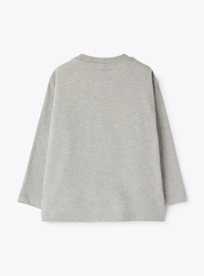 Tshirt And Polo Shirts Boy 216 Il Gufo Printed Jersey Tshirt