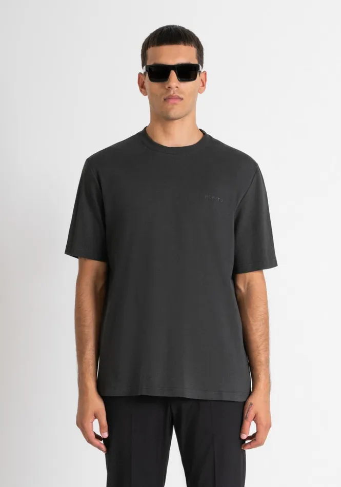 TShirts And Polo Men Antony Morato Relaxed Fit TShirt In Soft Green Cotton Forest Green TShirts And Polo Men Antony Morato Relaxed Fit TShirt In Soft Green Cotton Forest Green