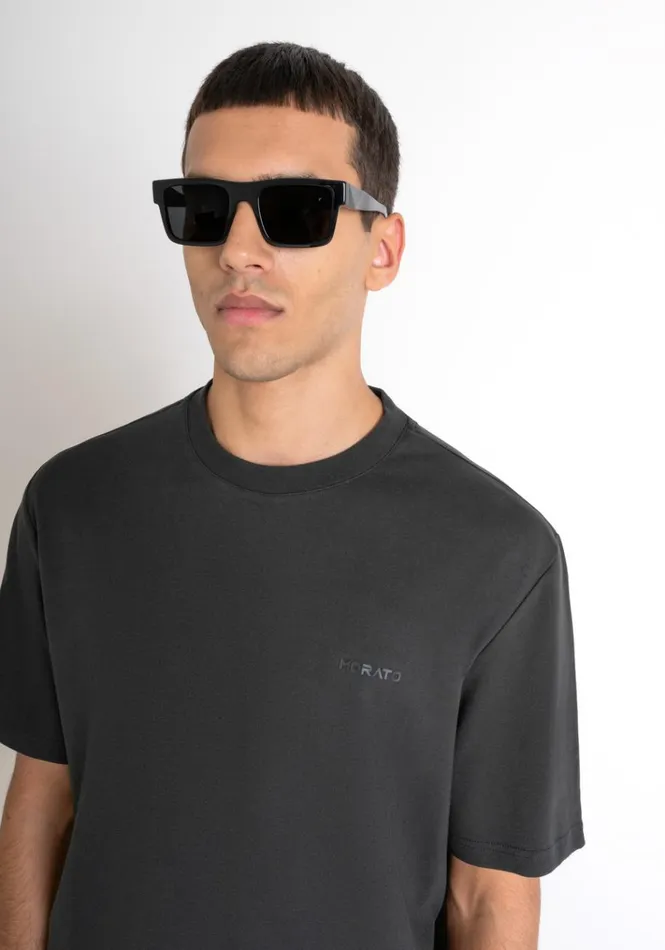 TShirts And Polo Men Antony Morato Relaxed Fit TShirt In Soft Green Cotton Forest Green