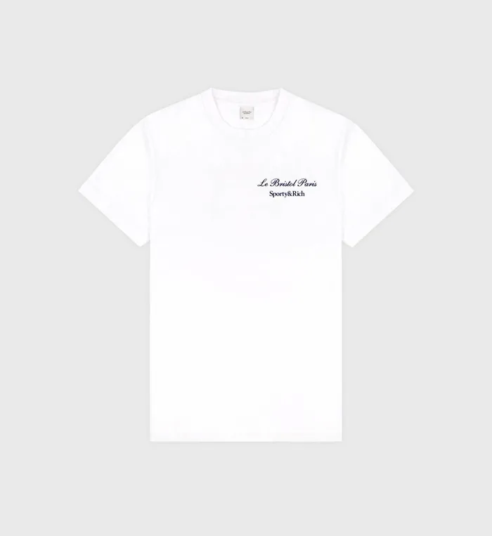 TShirts Men Sporty and Rich Faubourg T Shirt 8211 WhiteNavy