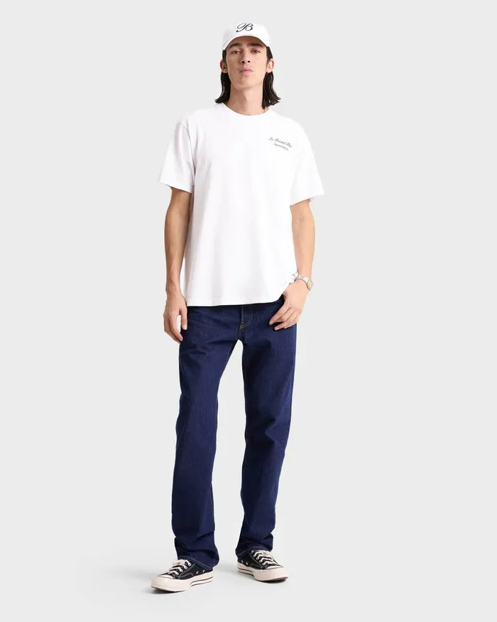 TShirts Men Sporty and Rich Faubourg T Shirt 8211 WhiteNavy