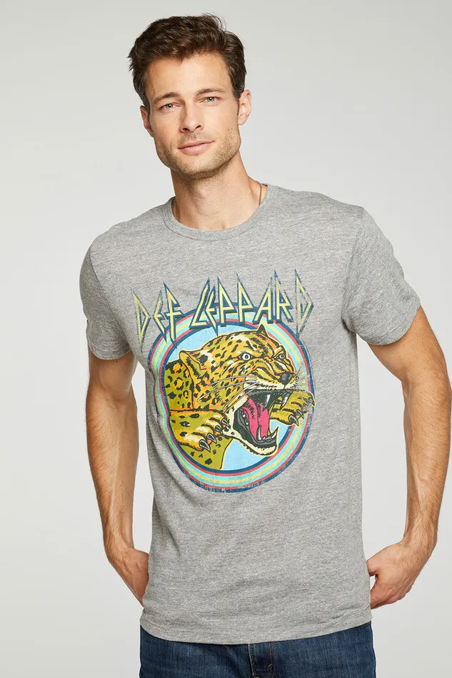 Tops Def Leppard Retro Animal Chaser Brand Mens