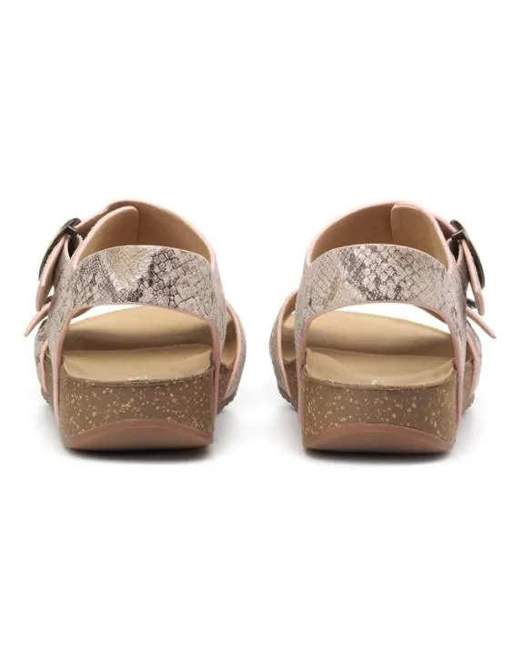 Tourist Sandals Blush Snake Women Hotter Cork Sandals