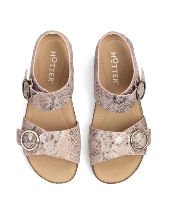 Tourist Sandals Blush Snake Women Hotter Cork Sandals