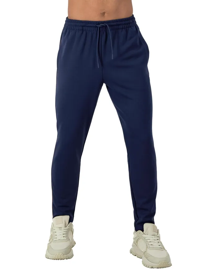 Tricot Track Pants Winged C Logo 30034 Athletic Navy Men Champion Pants and Joggers
