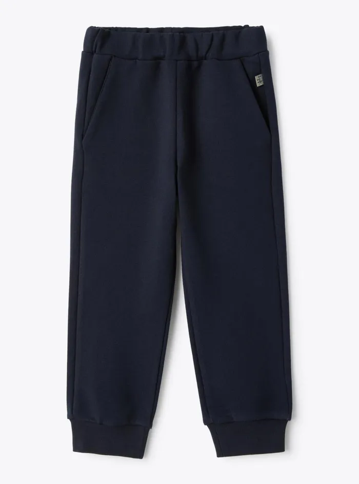 Trousers Boy 216 Il Gufo Cotton Fleece Joggers