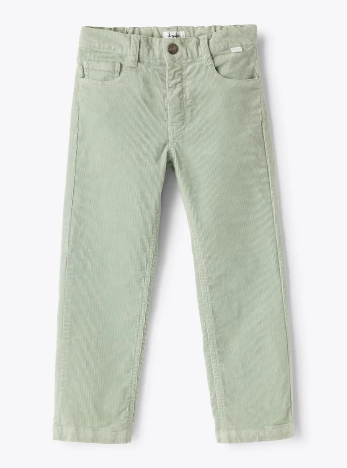 Trousers Boy 216 Il Gufo Fivepocket Pants Made From Corduroy Fabric