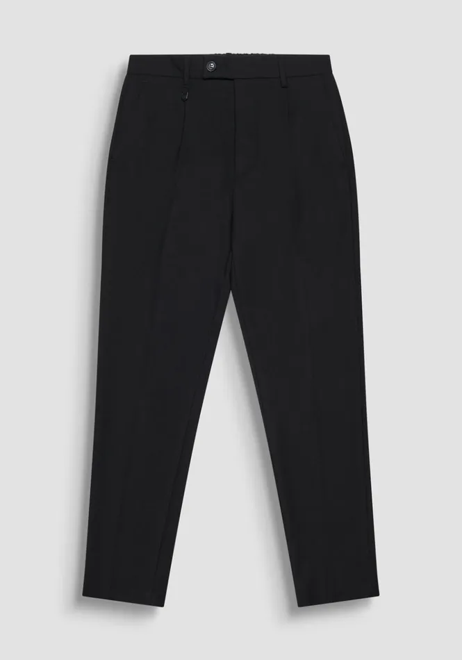Trousers Men Antony Morato Regular Fit Black 034Luis034 Trousers In Wool Blend Black