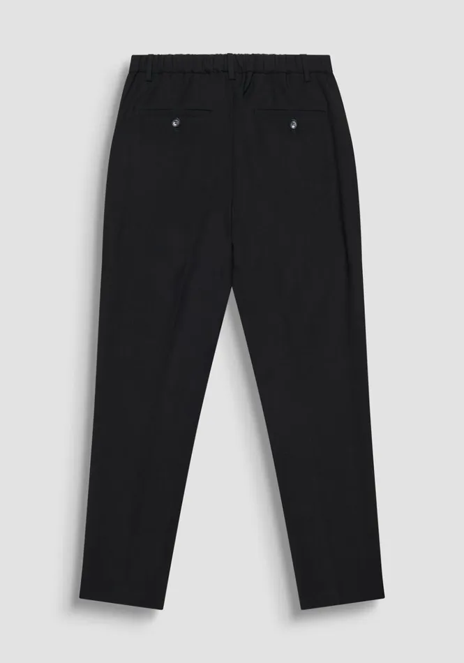 Trousers Men Antony Morato Regular Fit Black 034Luis034 Trousers In Wool Blend Black