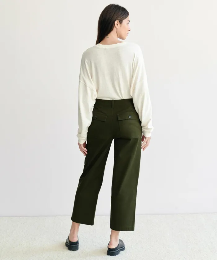 Trousers Women Jenni Kayne Ranger Trouser Olive