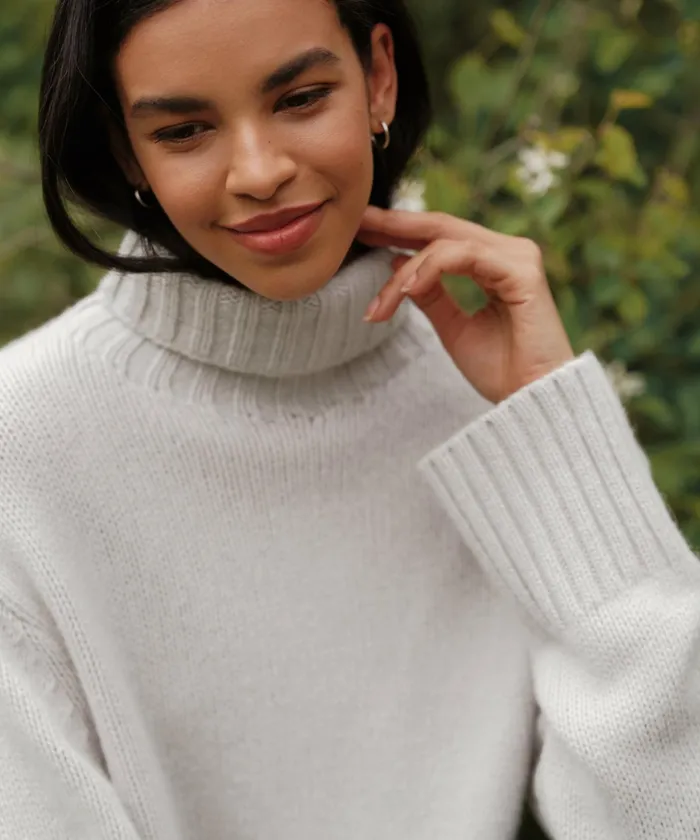 Turtlenecks Women Jenni Kayne Cashmere Jet Turtleneck Sugar