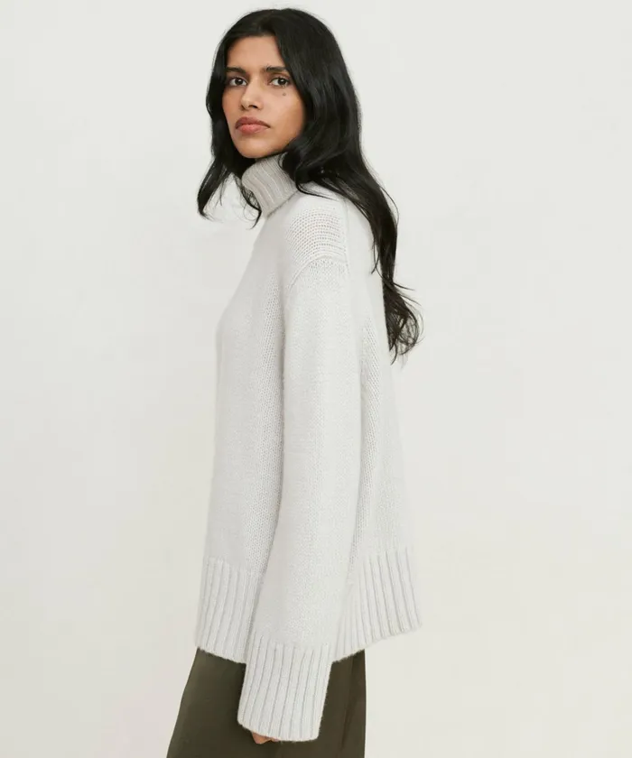 Turtlenecks Women Jenni Kayne Cashmere Jet Turtleneck Sugar