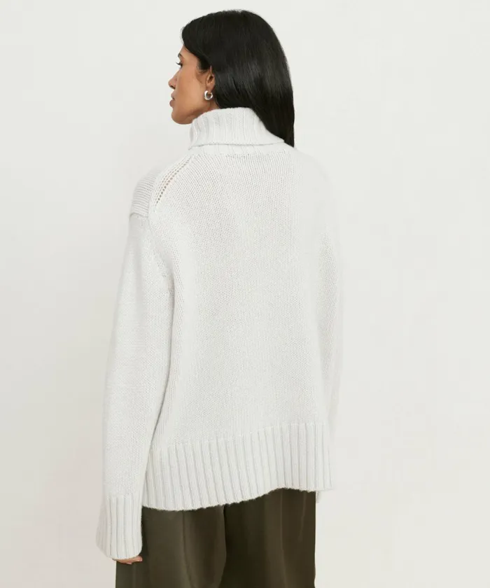 Turtlenecks Women Jenni Kayne Cashmere Jet Turtleneck Sugar