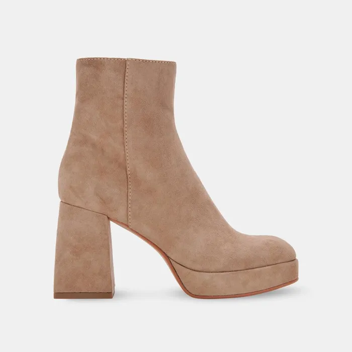 Ulyses Boots Mushroom Suede Women Dolce Vita Boots and Booties
