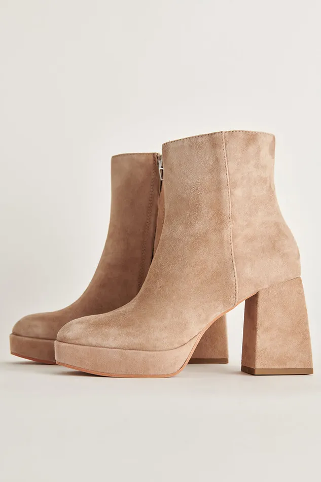 Ulyses Boots Mushroom Suede Women Dolce Vita Boots and Booties
