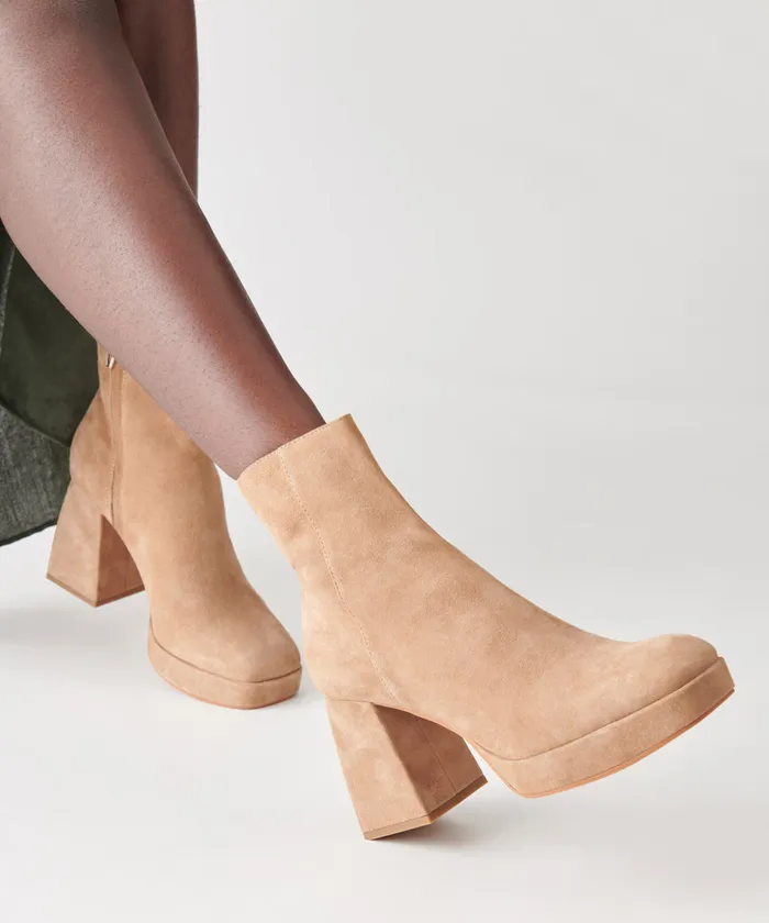Ulyses Boots Mushroom Suede Women Dolce Vita Boots and Booties