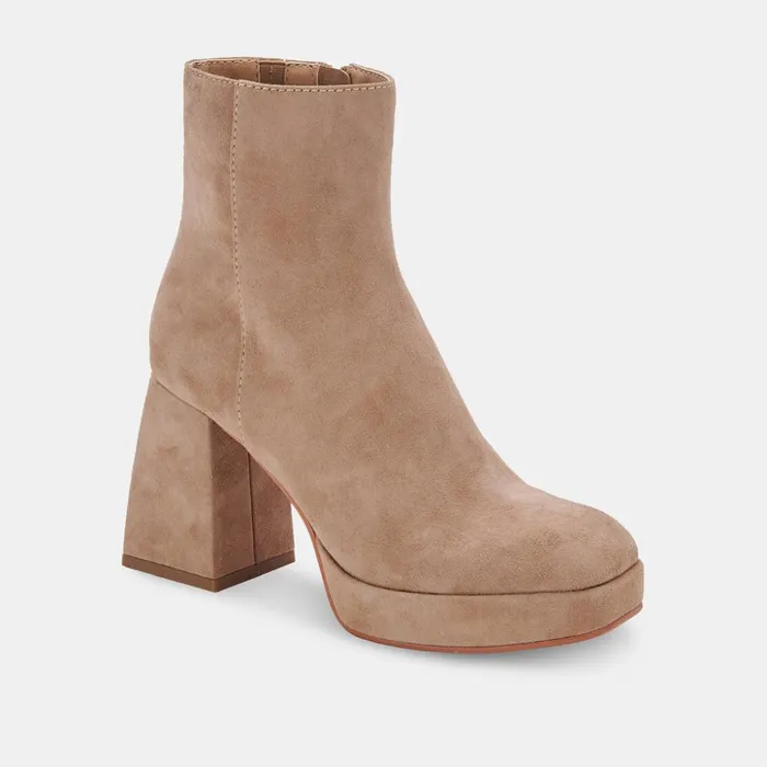 Ulyses Boots Mushroom Suede Women Dolce Vita Boots and Booties
