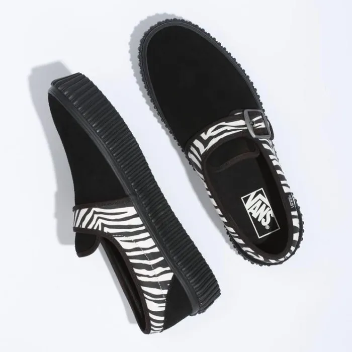 Vans Animal Style 47 Creeper ZebraBlack Womens Classics Shoes Vans Animal Style 47 Creeper ZebraBlack Womens Classics Shoes