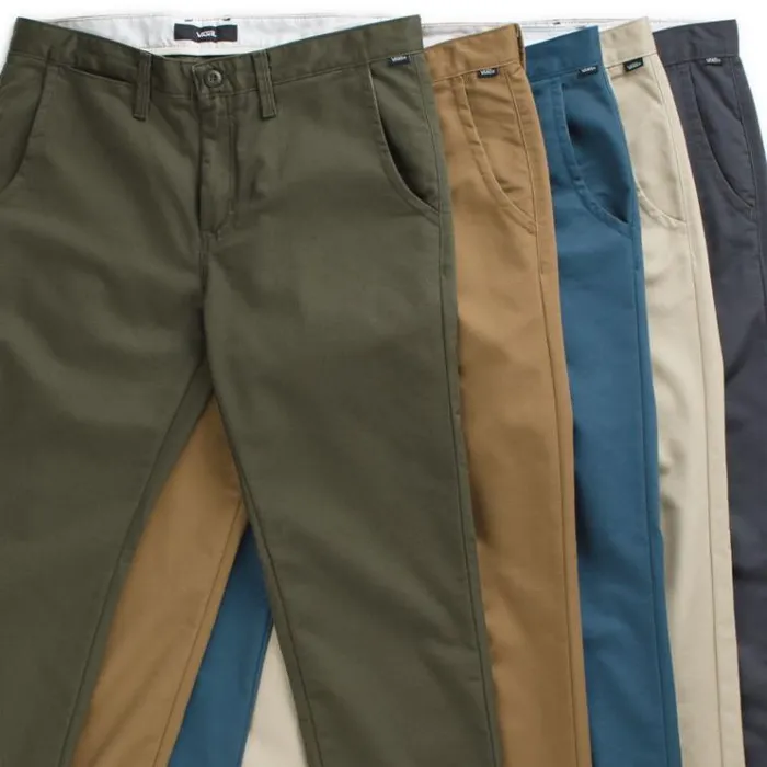 Vans Authentic Chino Stretch Pant Stargazer Mens Pants and Denim Vans Authentic Chino Stretch Pant Stargazer Mens Pants and Denim