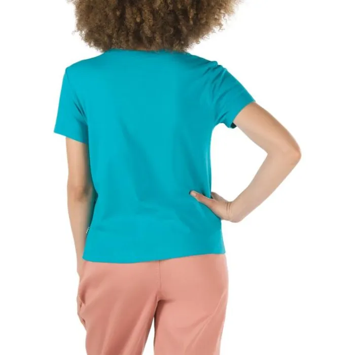 Vans Boom Color Baby Tee Enamel Blue Womens TShirts and Tanks Vans Boom Color Baby Tee Enamel Blue Womens TShirts and Tanks