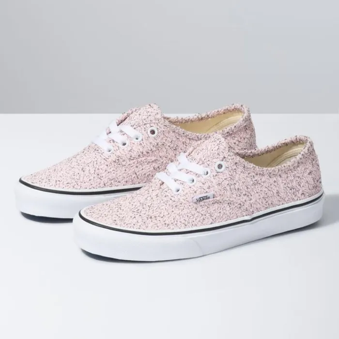 Vans Boucle Authentic Pink SpeckleTrue White Womens Classics Shoes