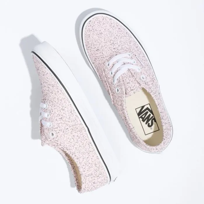 Vans Boucle Authentic Pink SpeckleTrue White Womens Classics Shoes