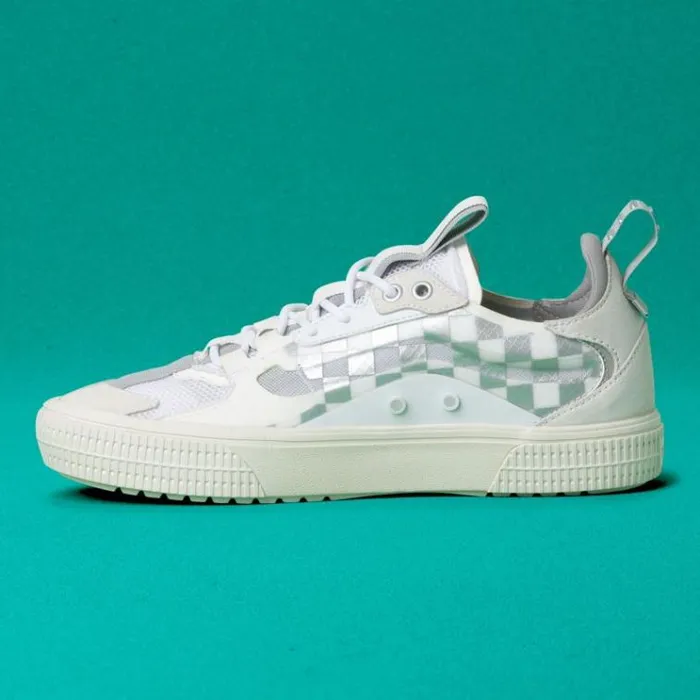 Vans Checker Overt CC True WhiteGrey Mens Classics Shoes Vans Checker Overt CC True WhiteGrey Mens Classics Shoes