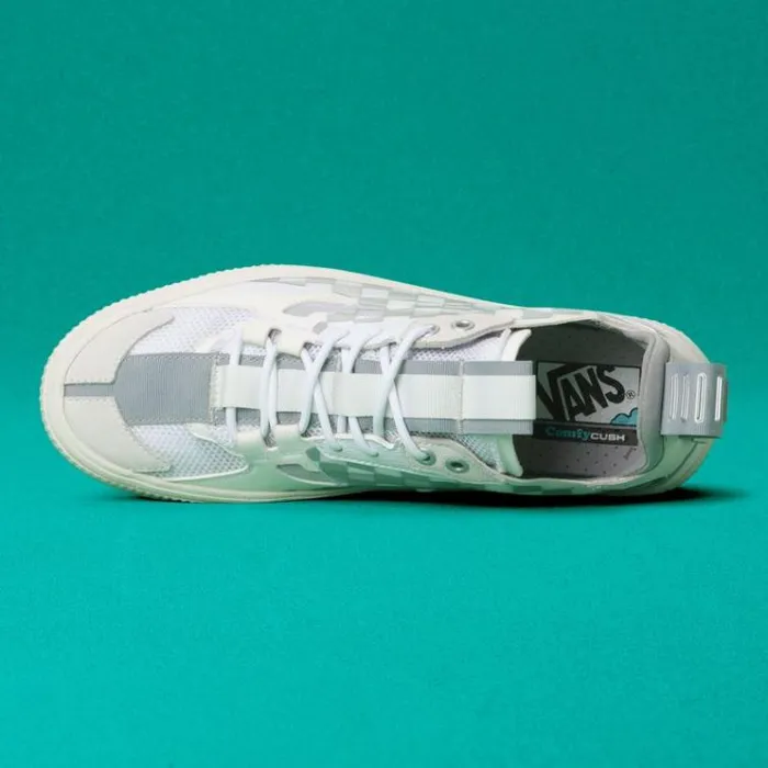 Vans Checker Overt CC True WhiteGrey Mens Classics Shoes Vans Checker Overt CC True WhiteGrey Mens Classics Shoes
