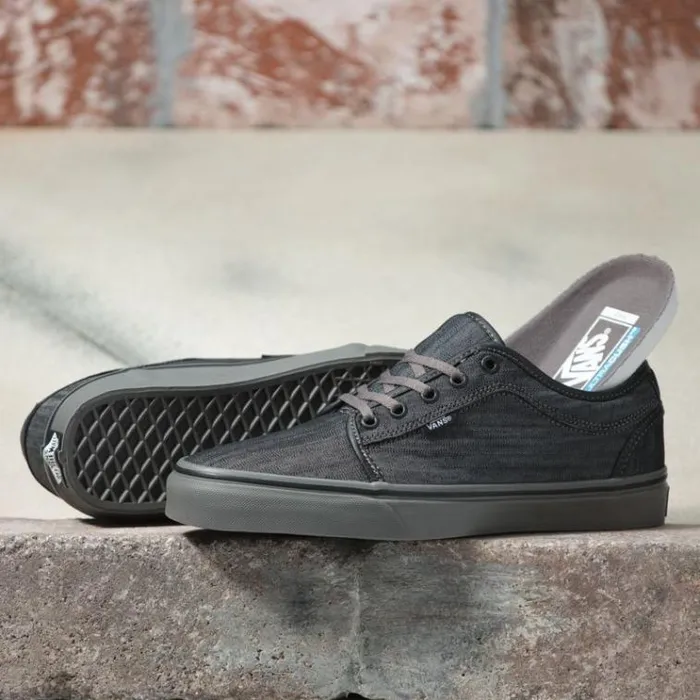 Vans Chukka Low Denim Blackpewter Mens BMX Shoes