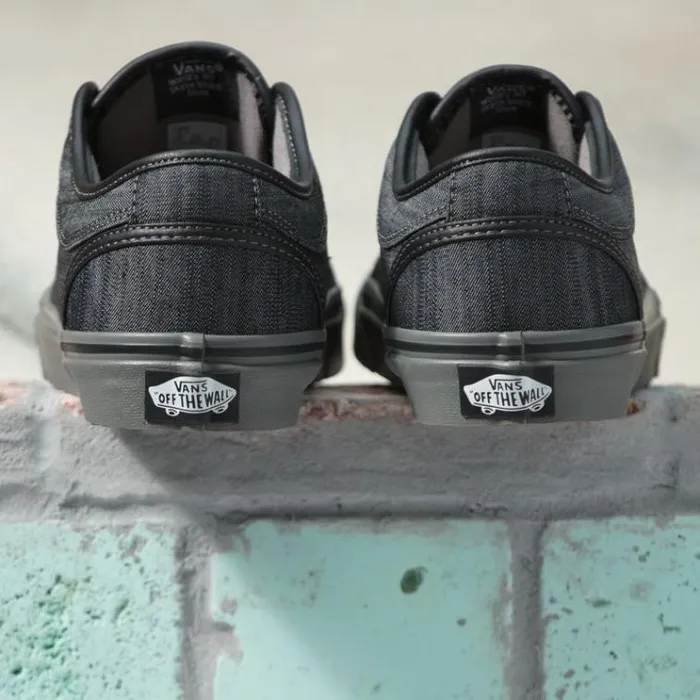 Vans Chukka Low Denim Blackpewter Mens BMX Shoes Vans Chukka Low Denim Blackpewter Mens BMX Shoes