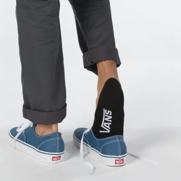 Vans Classic Super No Show Socks 3 Pack BLACK Mens Socks