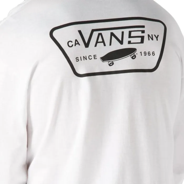 Vans Full Patch Back Long Sleeve TShirt WhiteBlack Mens TShirts and Tanks Vans Full Patch Back Long Sleeve TShirt WhiteBlack Mens TShirts and Tanks