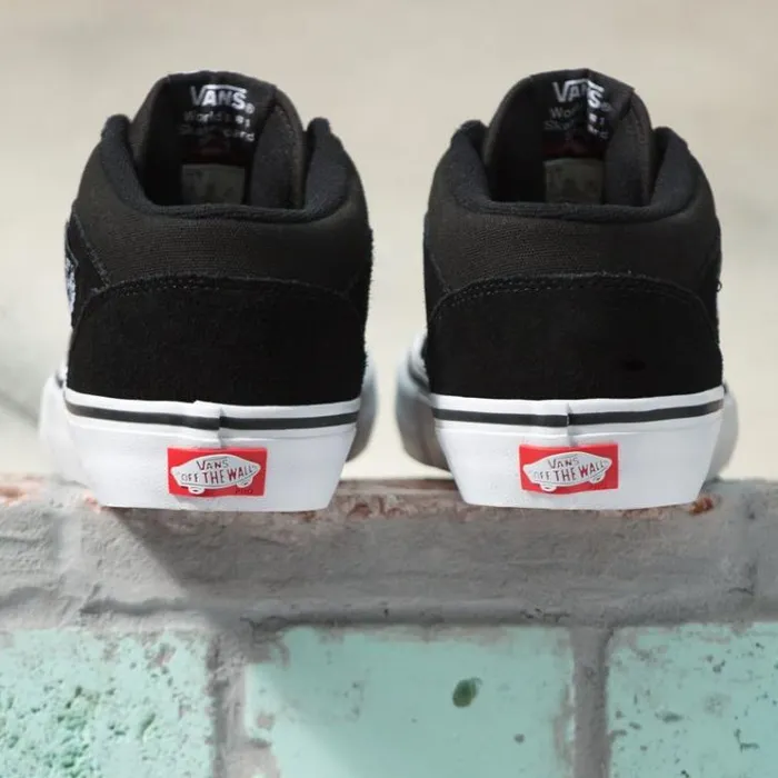 Vans Half Cab Pro BlackBlackWhite Mens BMX Shoes Vans Half Cab Pro BlackBlackWhite Mens BMX Shoes