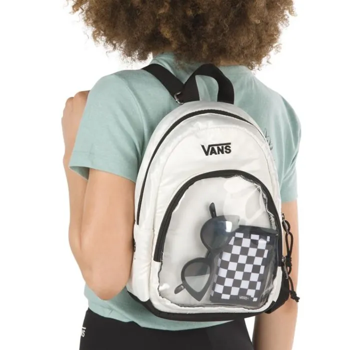 Vans Heart Lizzie Backpack Antique White Womens Backpacks and Bags